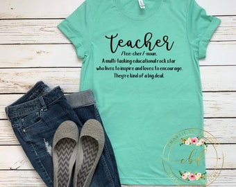 Download Teacher shirts | Etsy