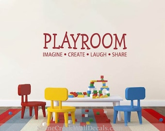 Playroom vinyl | Etsy