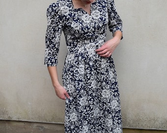 Vintage Laura Ashley floral print dress, 1990s