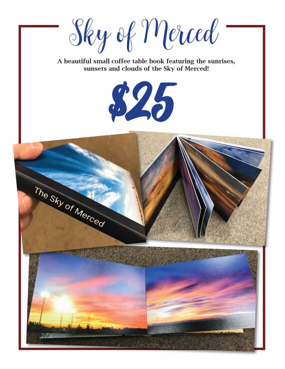 Sky Of Merced Coffee Table Book
