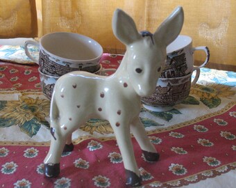 Vintage Shawnee Pottery Donkey Figurine