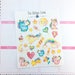 Dream like a Unicorn Deco | Planner Sticker, summer weekly kit unicorn stickers, rainbow stickers, unicorn planner stickers, candy stickers