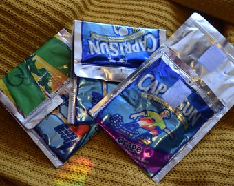 Recycled Juice Pouch Coin Purse