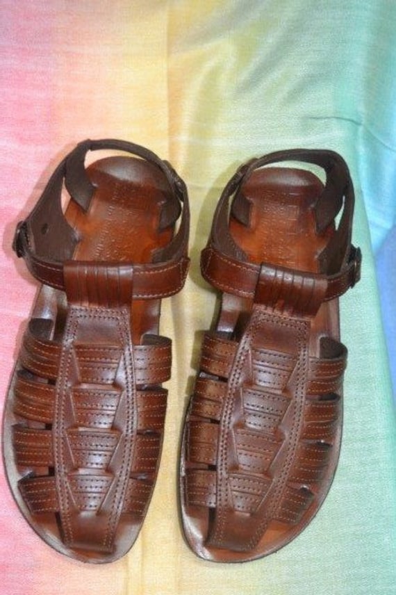 Leather Jesus Sandals For Men Man Sandals Free Shipping