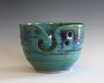 Yarn Bowl, knitting bowl, pottery yarn bowl, pottery knitting bowl, handmade ceramic yarn bowl, READY to Ship