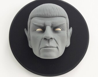 Spock/Star Trek/Art Toy/Resin Figure/Head Sculpture/Deco Art