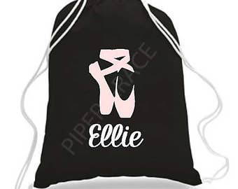 Ballet Drawstring Bag, Dance Bags, Ballet Bag, Personalized Dance Bags, Girls Dance Bag, Ballet Gifts, Personalized Dance Bag, Dance Gifts