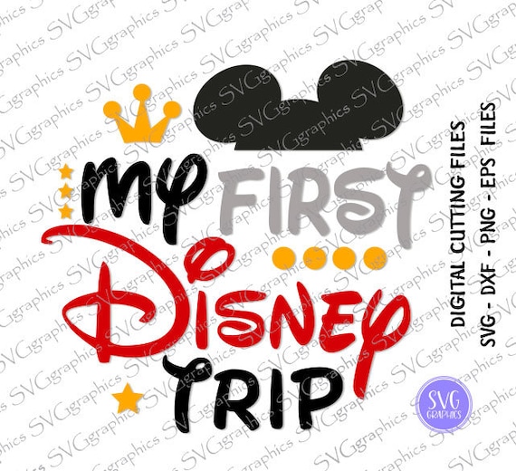 svgdxfeps 020 My first Disney Trip digital cutting files