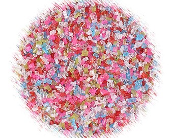 Christmas Sprinkles, Christmas Sparkling Sugar, Lollipop Sparkling Sugar, Holiday Sprinkles, Christmas Crystal Sugar, Chunky Sugar Sprinkles