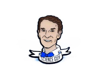 Bill Nye the Science Guy Enamel Pin - Science Heroes Series