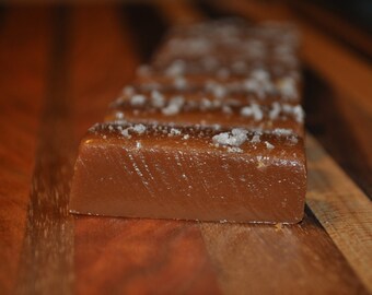 Spicy Salted Caramels, homemade with ghost pepper infused sea salt (by the 1/2 Pound)