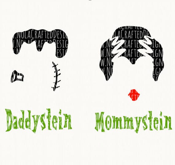 Download Mom Halloween svg cut file Frankenstein Svg Dad Halloween