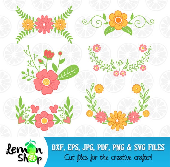 Free Free 106 Monogram Silhouette Flower Svg SVG PNG EPS DXF File