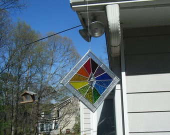 Stained glass suncatcher (panel)