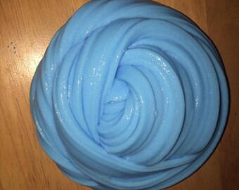 Blue Bubblegum Scented Classic Slime, soft, lovely clicky, Stretchy, cheap slime from the UK