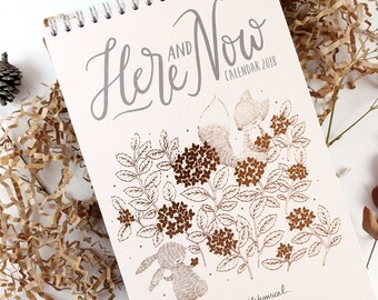 50% OFF - Calendar 2018 - Here and Now