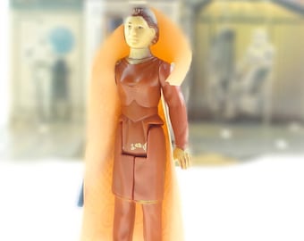 Star Wars Action Figure Princess Leia In Bespin Gown With Original Cape 1983