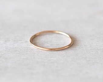 Super Thin Gold Ring, Dainty Gold Ring, Delicate Gold Ring, Skinny old Ring, Gold Rings for Women, Gold Stacking Rings, Gold Filled Ring