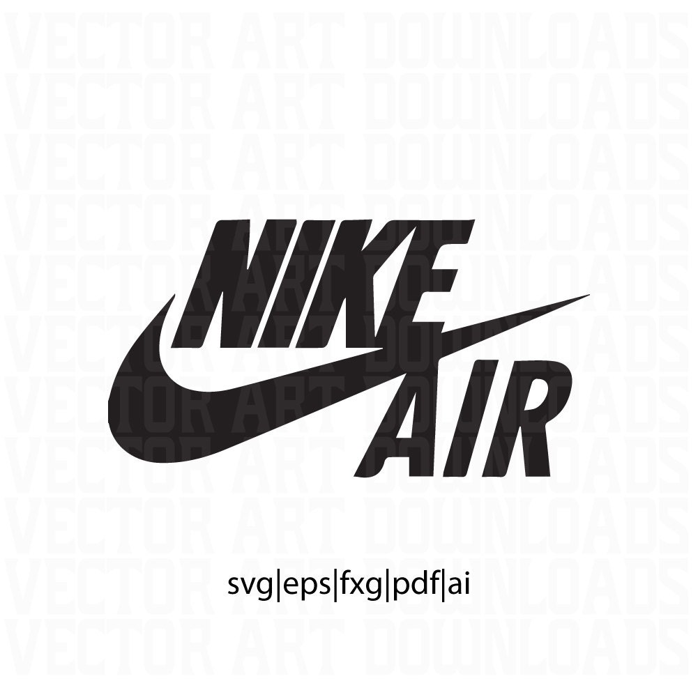 Download Nike Air Logo OG Inspired Vector Art, svg dxf pdf fxg eps ...