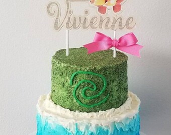 Moana cake topper, Baby Moana cake topper, Moana inspired party, Baby Moana birthday.