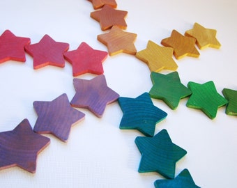 Counting Stars - A Montessori and Waldorf Inspired Wooden Counting and Learning Toy