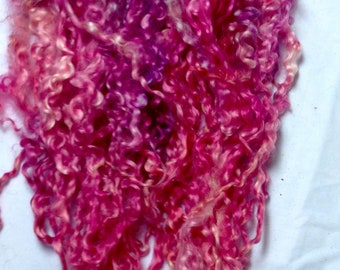50g hand dyed Wensleydale locks