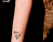 Items similar to Custom Ark Triangle Temporary Tattoo -SomaArtTattoo ...