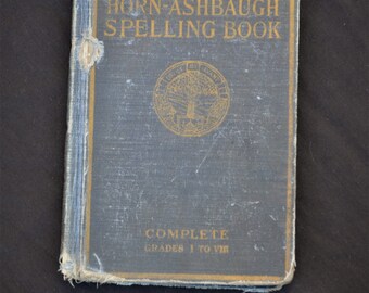 1920's Antique Spelling Book