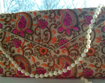 Boho Banjara purse, clutch, evening patry purse.