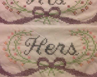 His and Hers Pillowcase Set