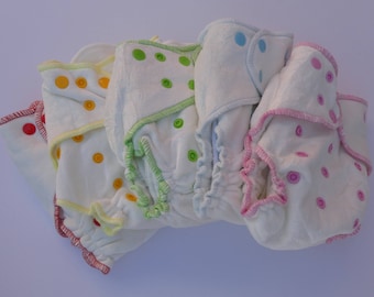Bamboo fitted diaper / Bamboo velour fitted diaper / Cloth diaper / Bamboo nappy