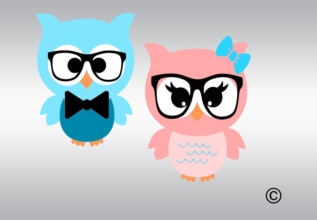 Owl svg Owl clipart Baby owls svg Owl decal Owl with bow