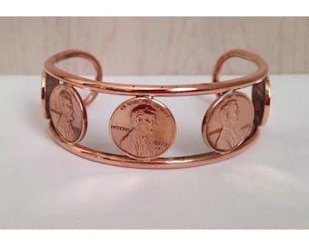 Cooper penny bracelet