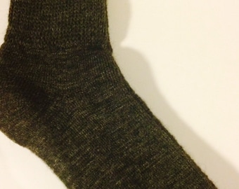 Alpaca Light Weight Dress Socks - Women's Dark Grey