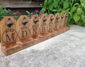 Personalized Groomsmen Gift, Groomsmen Gifts, Rustic Engraved Beer Bottle Opener, Best Man Gift, Wedding Gift, Man Cave, Groomsman Gift, *