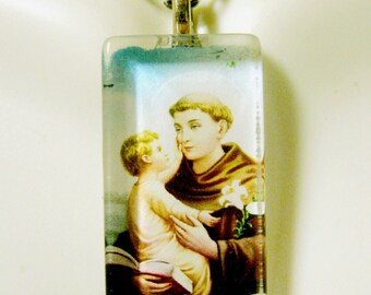 Saint Anthony pendant with chain - GP12-322