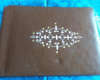 Photo Album Photo Album Vintage Photo Album Old Photo Album Pictures Organizer Memory book Retro Photo Album Gold Ornament Photo Album