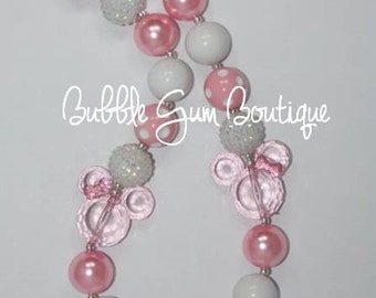 Pink Mouse Bubble Gum Necklace