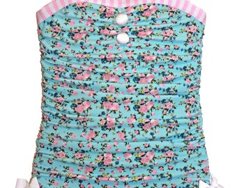 Retro Ruched Swimsuit in Vintage Floral: 2018 Collection (Size 2 - 12)
