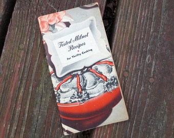 1940s Tested Milnot Recipes for Thrifty Cooking, Vintage Cookbook Booklet, Milnot Evaporated Milk