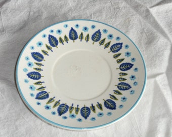 Vintage Saucer Marcrest Swiss Chalet Pattern