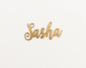 12"- 1/8" Thick Laser Cut Name Sign / Custom Wood Name / Wall Sign / Nursery Name Sign / Baby Decor / Wedding Name Sign