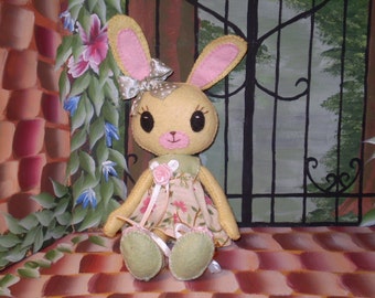 Bunny Felt Doll Pdf epattern