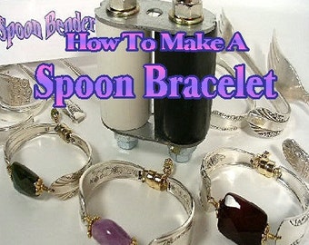 The "ORIGINAL" DVD-Video "How To Make A Spoon Bender Bracelet" Silver,Beads,Gemstones,Jewelry
