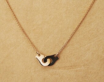 925 Silver Handcuff necklace