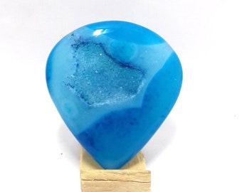 40% Off Amazing AAA+++ High Quality Window Druzy Gemstone In A Very Low Price,Size 44X49X6 MM ,92.50 Carat, Code AZ466