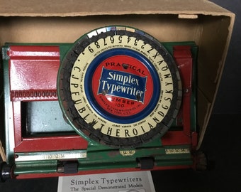 Simplex Typewriter