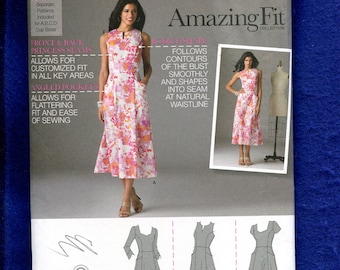 Simplicity 2174 Princess Seam Shirtwaist Fitted Dress Pattern Size 6 to 14 UNCUT
