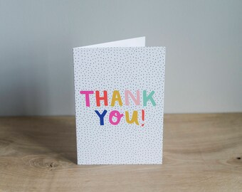 Illustrated 'Thank You' card