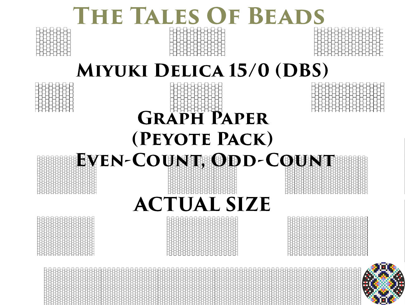 15 0 miyuki delica peyote or brick stitch beading graph paper peyote graph paper delica